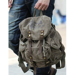 army green outdoor backpack