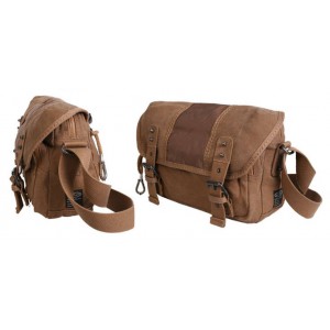 khaki Vintage messenger bags for men