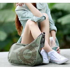 Shoulder messenger bag army green