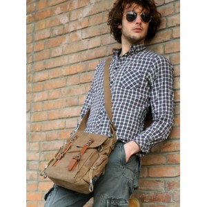 mens Canvas shoulder bag