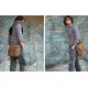 mens cotton canvas messenger bag