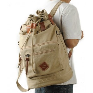 mens Canvas backpack purse