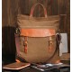 khaki Personalized messenger bag