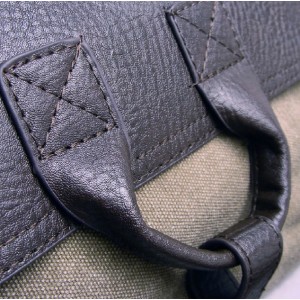 army green Mens canvas messenger bag