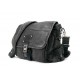 black Messenger shoulder bag