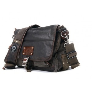 coffee mens canvas shoulder bag