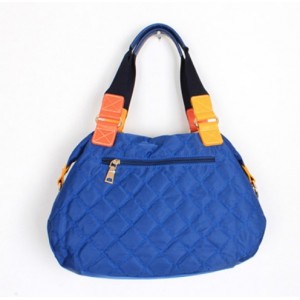 blue summer handbag