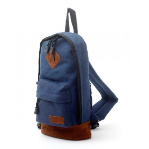 Mens canvas sling backpack, iPad cycling backpack