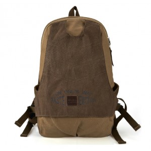 Vintage canvas backpack for men, canvas school backpack