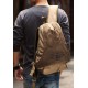 Vintage canvas backpack