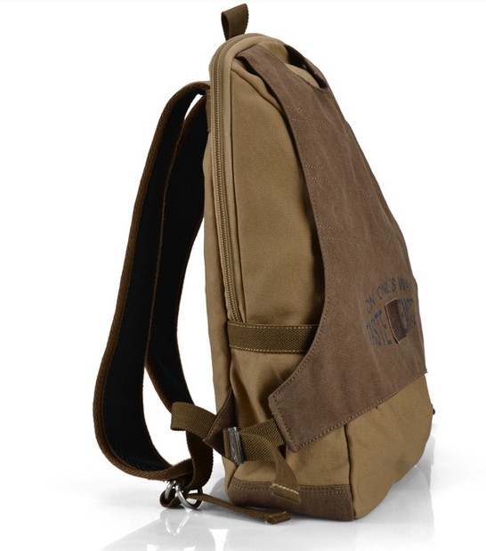 VINTAGE CANVAS BACKPACK FOR MEN, CANVAS SCHOOL BACKPACK