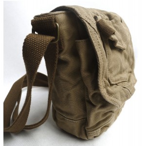 khaki Cheap canvas messenger bag