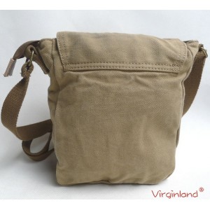 khaki small messenger bags for women