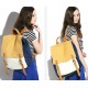 yellow Canvas knapsack