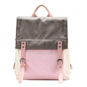 pink Canvas knapsack