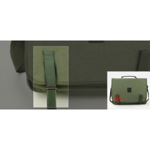 army green briefcase messenger bag