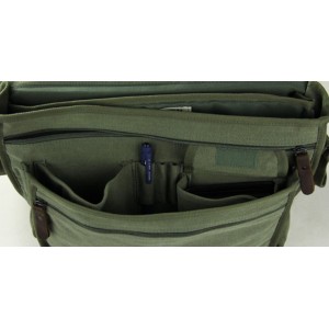 army green laptop bag messenger