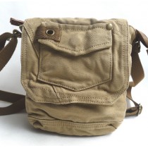 Canvas shoulder bag mens, canvas satchel book bag - YEPBAG