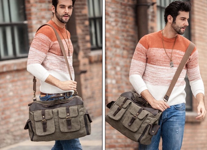 Shoulder bags for men, army messenger bag - YEPBAG